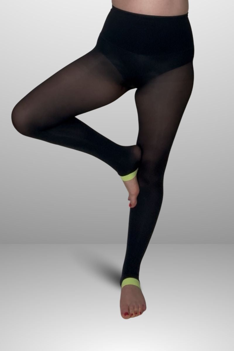 Black Half-Foot Legging