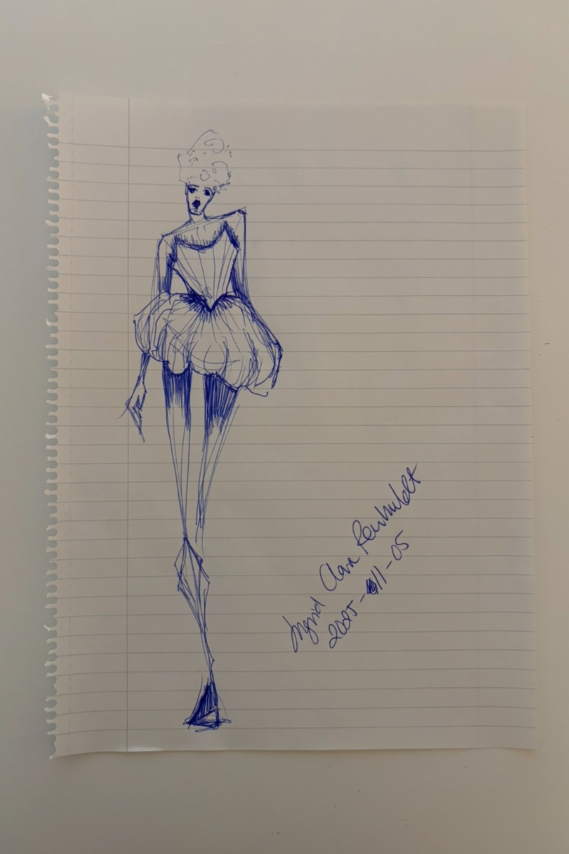 Original Fashion Sketch | corset #1