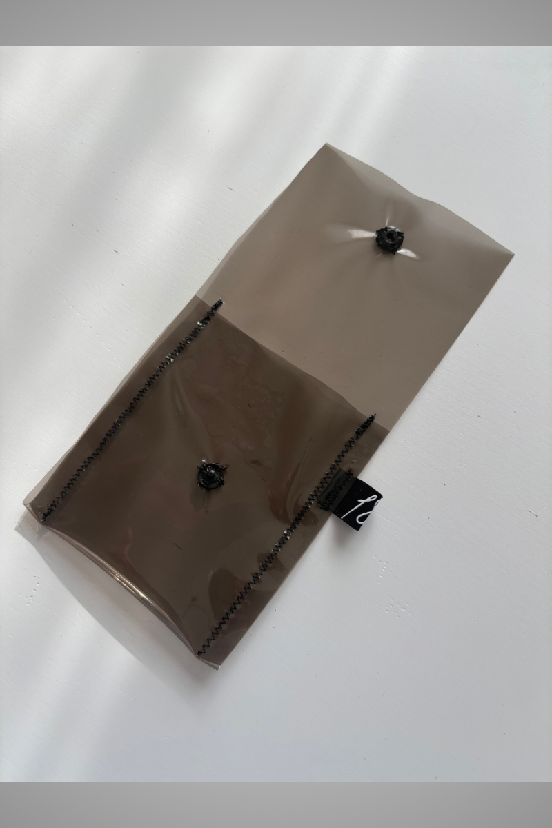 clear small case with push button