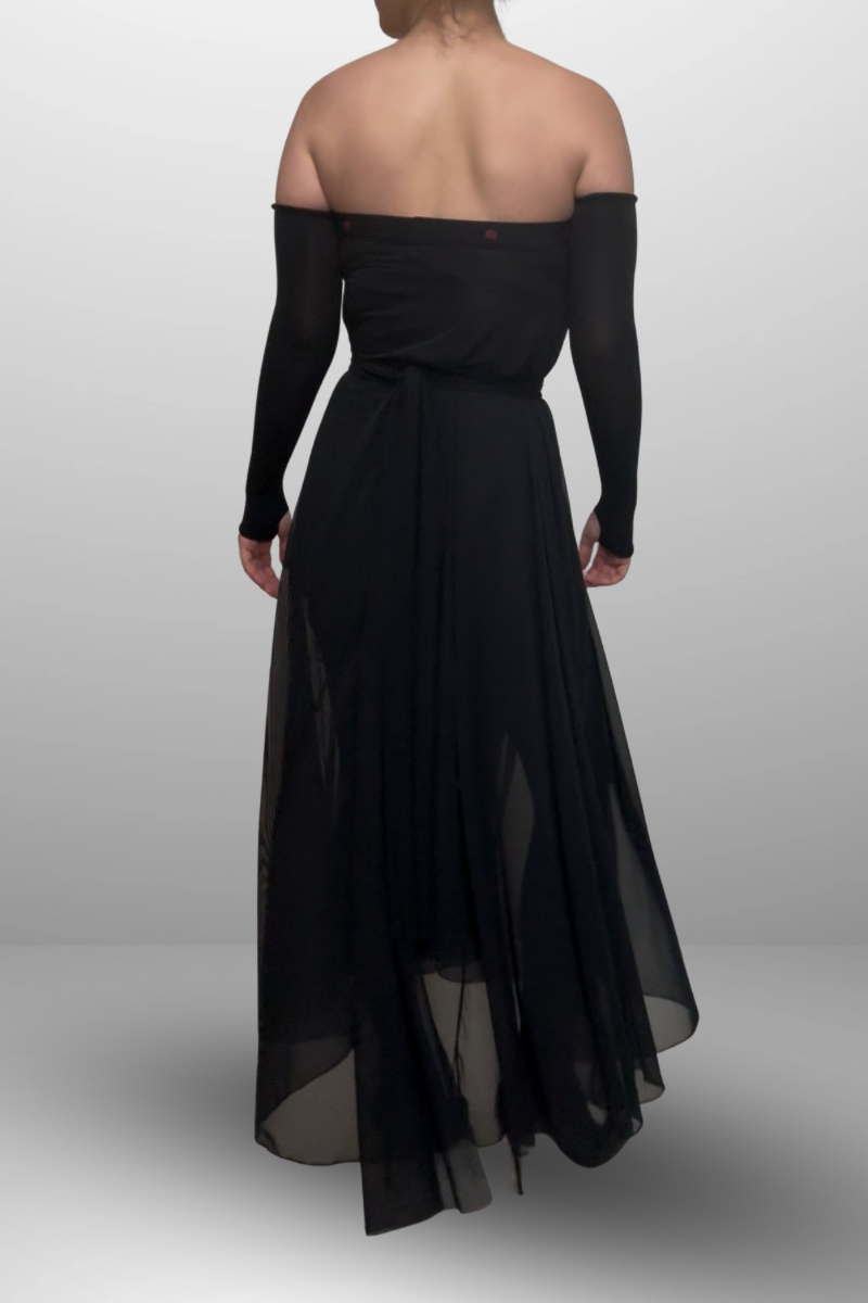 Black Transparent Dress