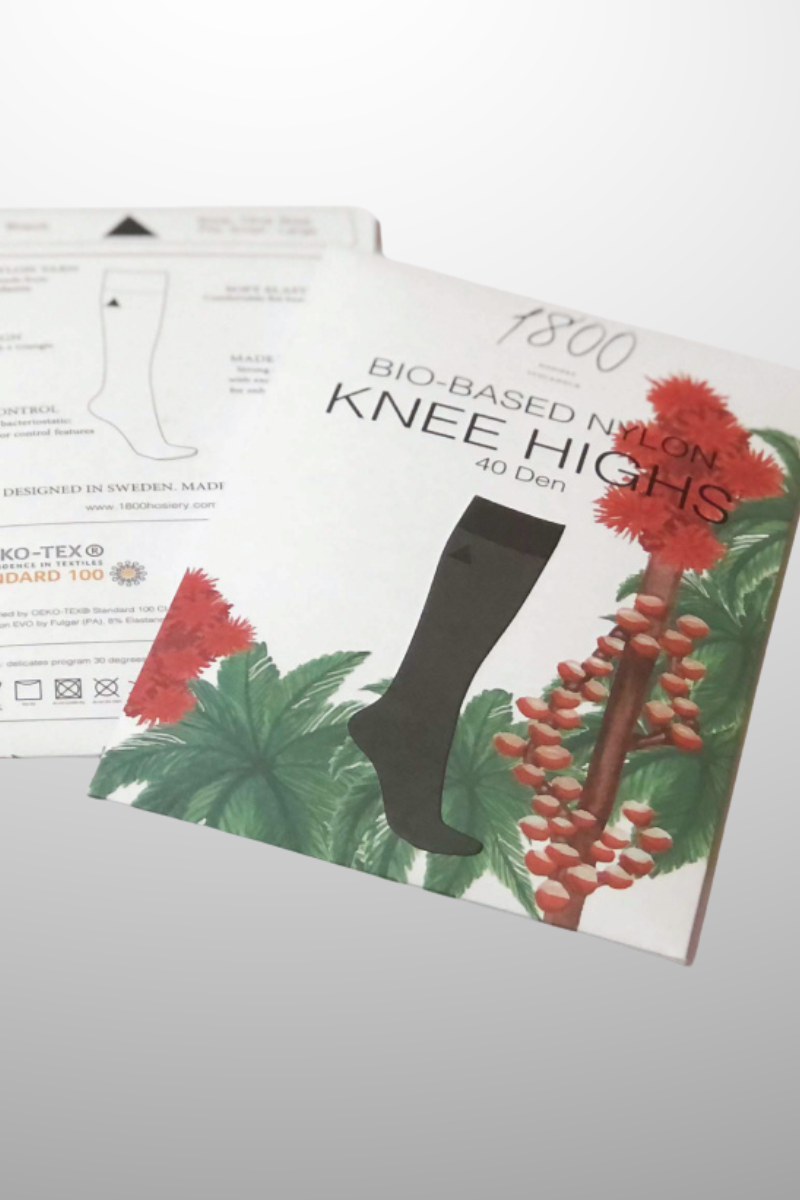 3 x Biobased Black Knee-Highs