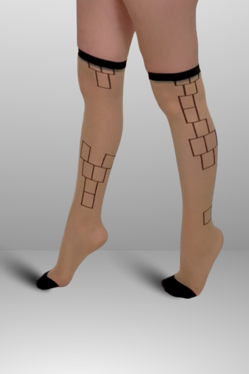 Rechteck Overknee 30