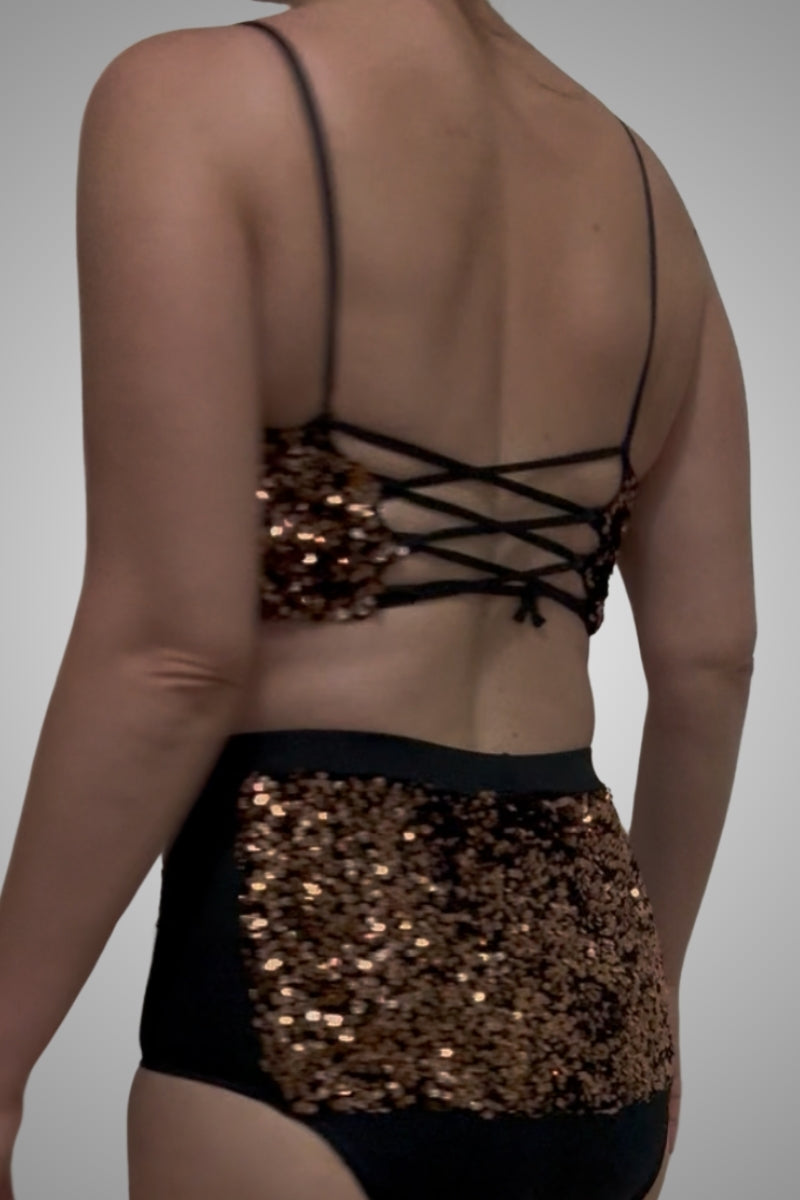 Sequin Bikini Bottom