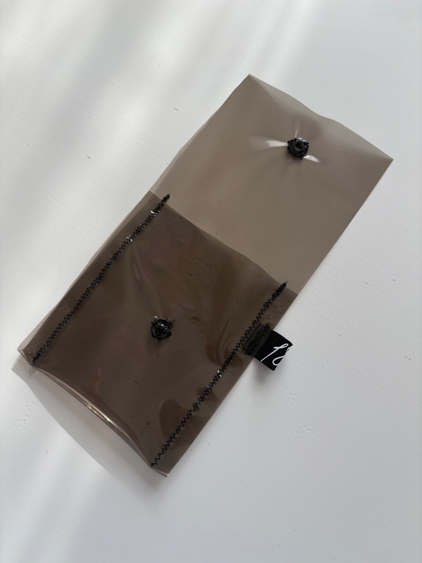 clear small case with push button
