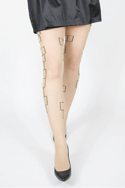 Sand Rectangle Tights - Archive Sale