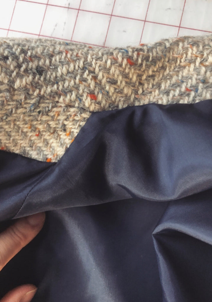 How to change the lining of a jacket