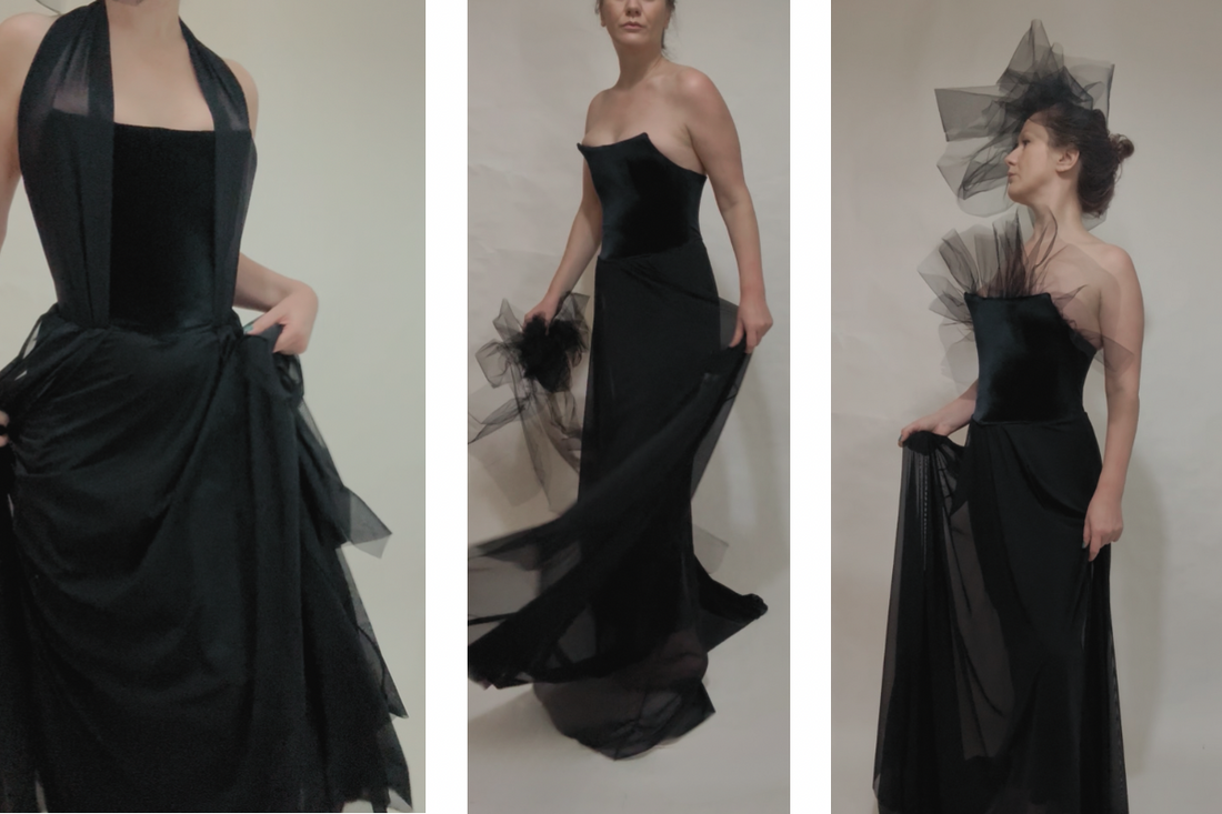 Aftonklänningar i butiken!