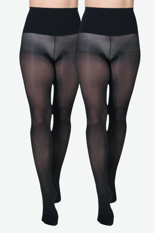2-pack Black Tights