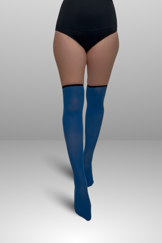 Blue Over-the-Knee Stockings