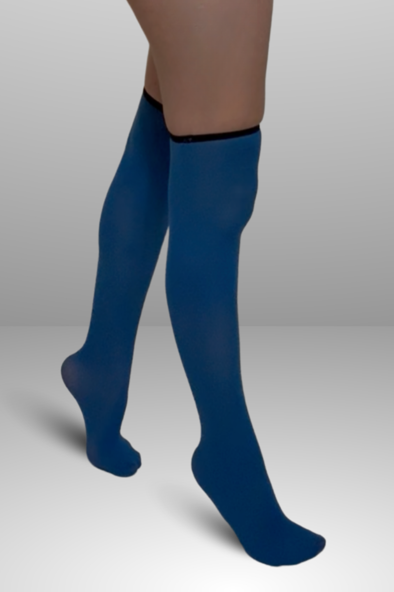 Blue Over-the-Knee Stockings
