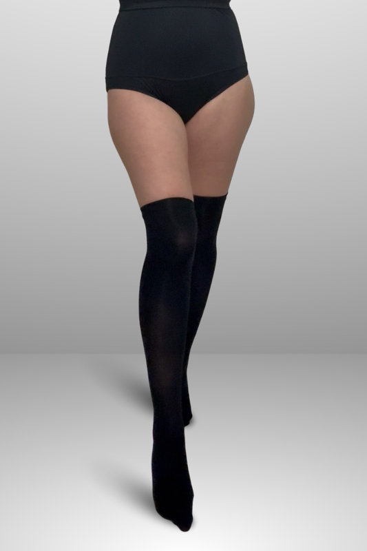 Black Over-the-Knee Stockings
