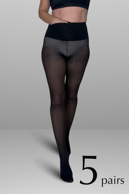 5 x Black Tights 50 - Sale