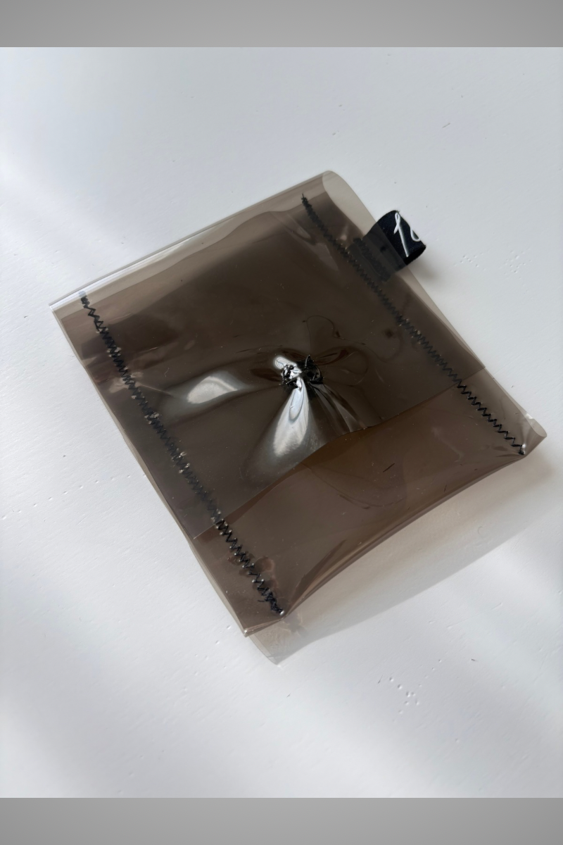 clear small case with push button