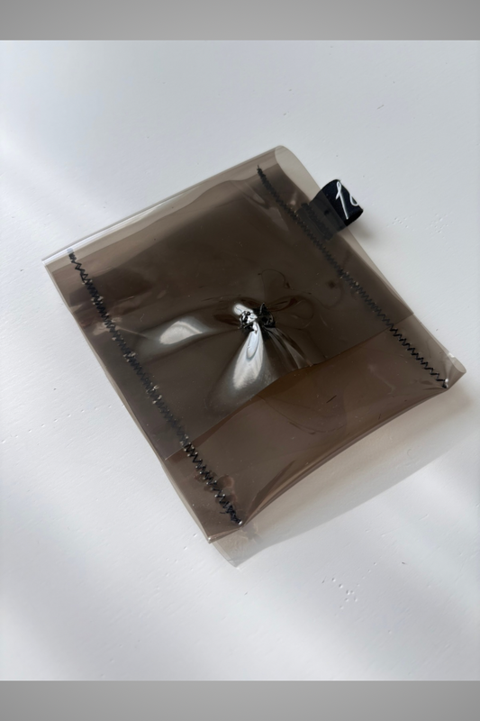 clear small case with push button