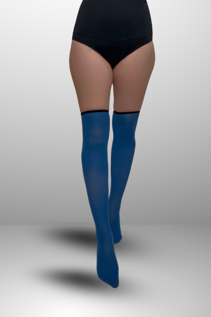 Blue Over-the-Knee Stockings