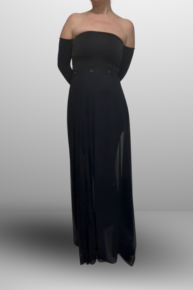 Black See-Through Skirt