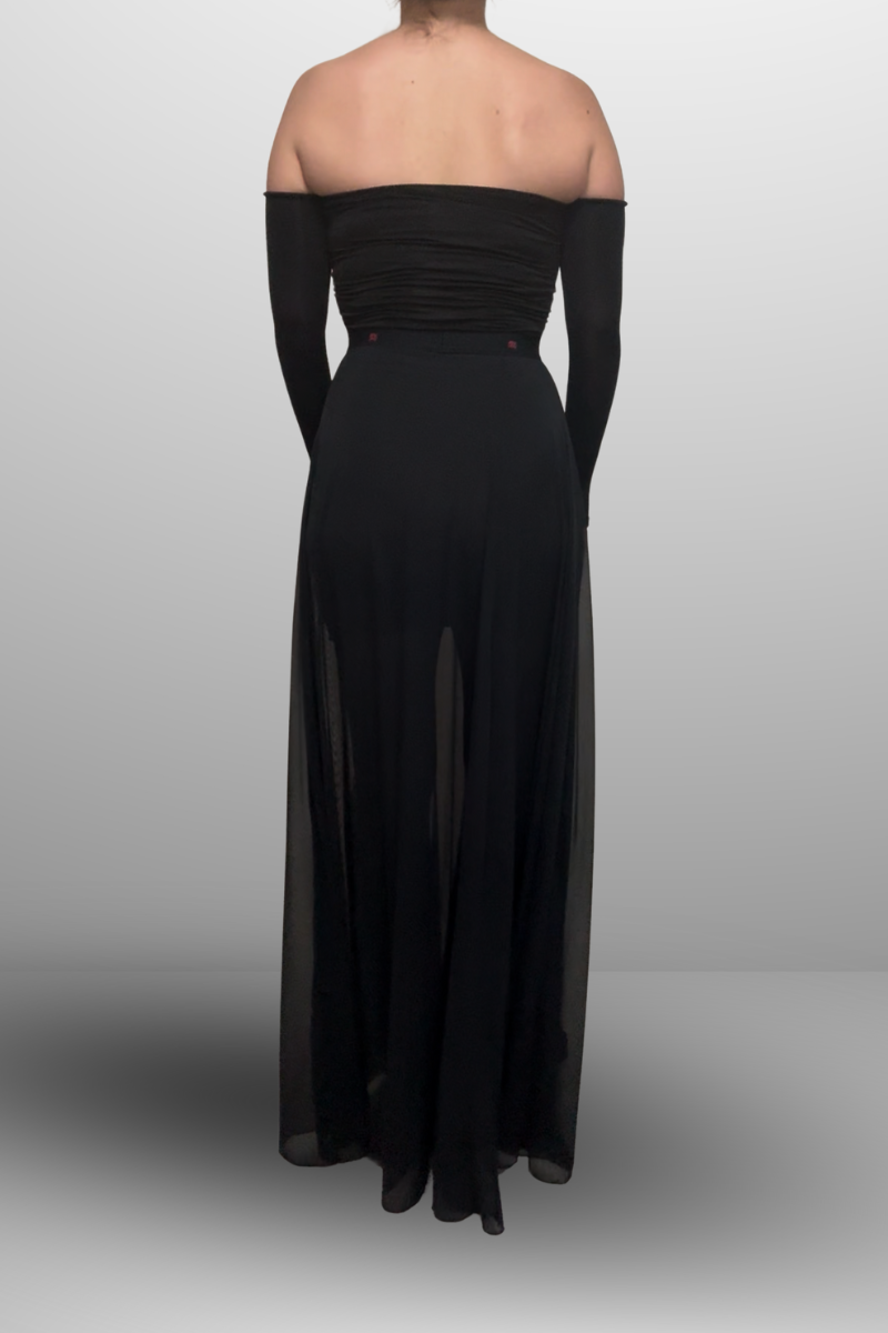 Black See-Through Skirt