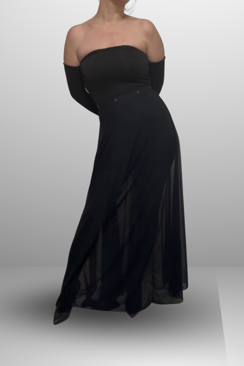 Black See-Through Skirt