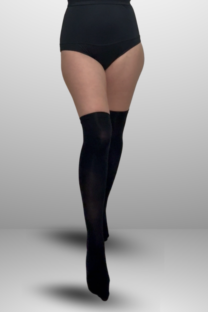 Black Over-the-Knee Stockings