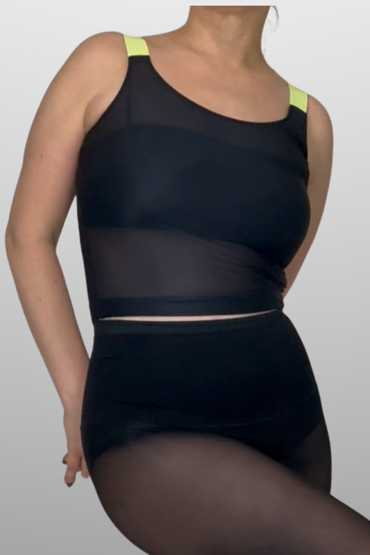 Black Active Crop Top