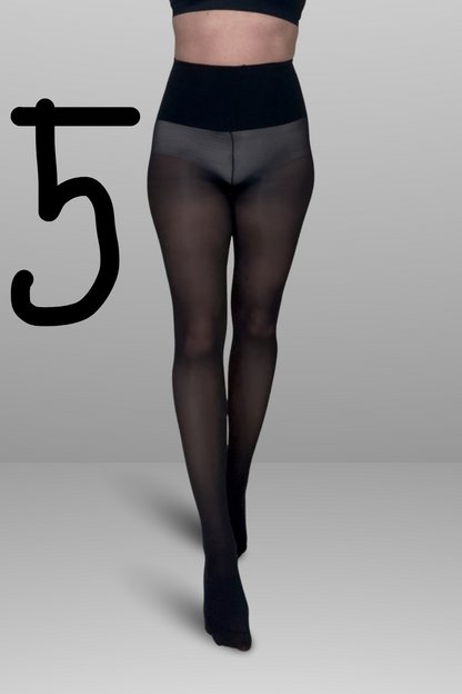 5 x Black Tights 50 - Basic Packaging - Archive Sale