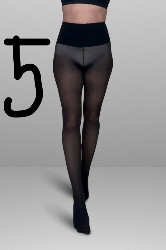 5 x Black Tights 50 - Basic Packaging - Archive Sale