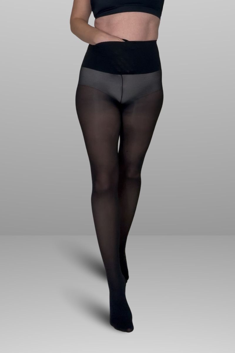Black Tights with Front Pocket
