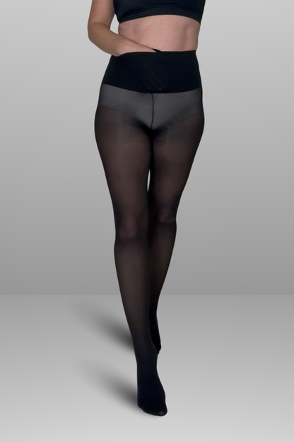 Black Tights with Front Pocket