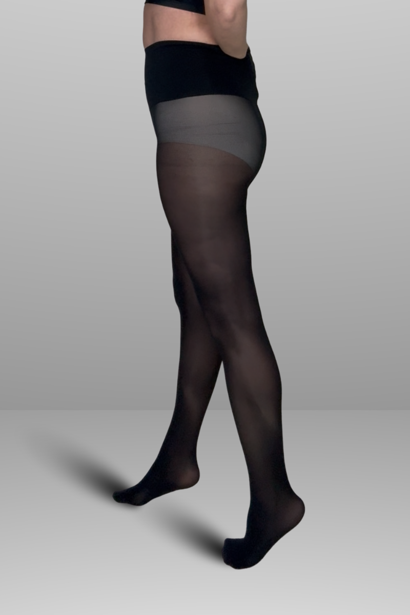 Black Tights with Back Pocket