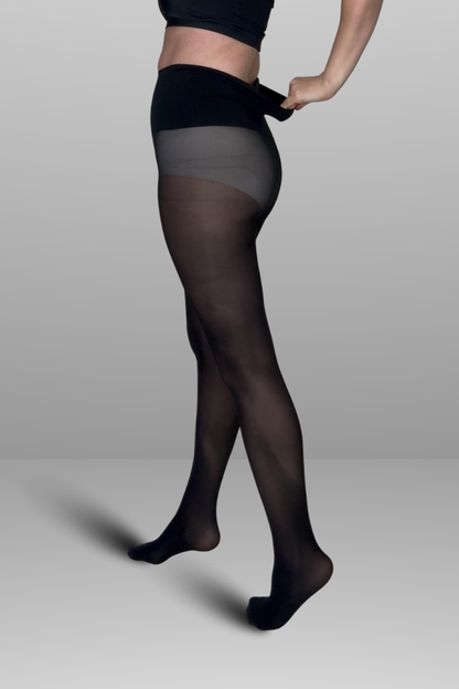 Black Tights with Back Pocket