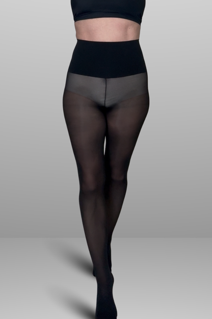 Black Tights with Front Pocket