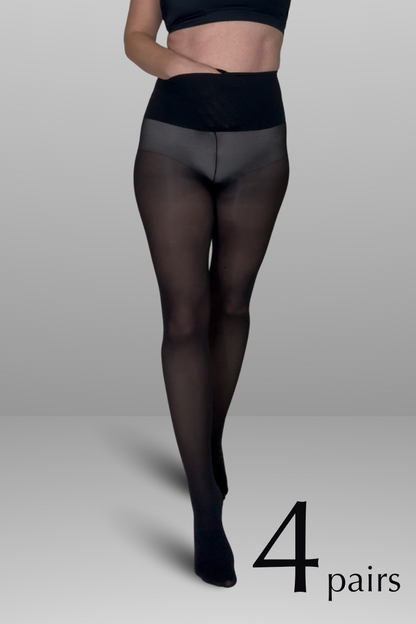4 x Black Tights 50