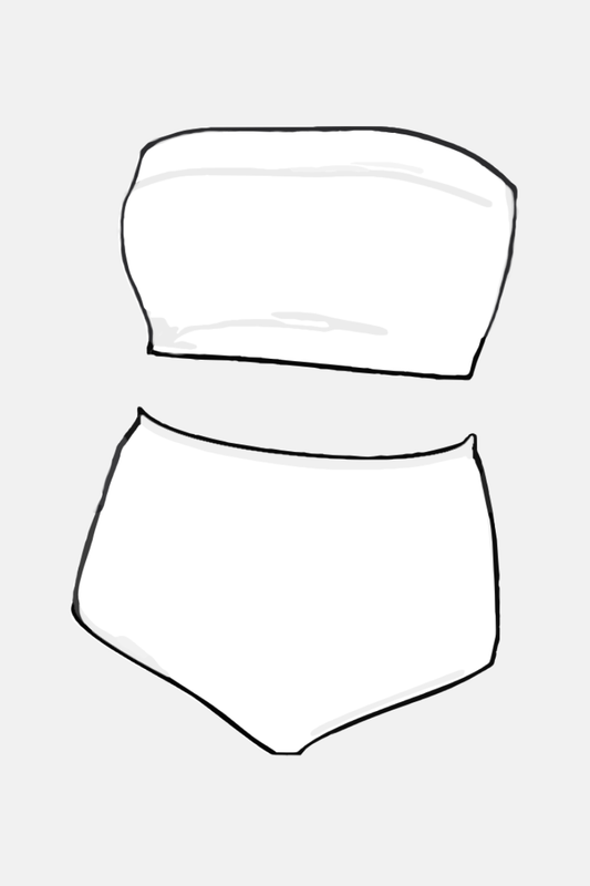 Bandeau Bikini Set