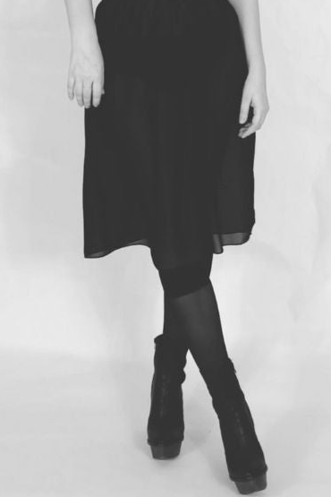 4 x Black Knee Highs 40 - Archive Sale