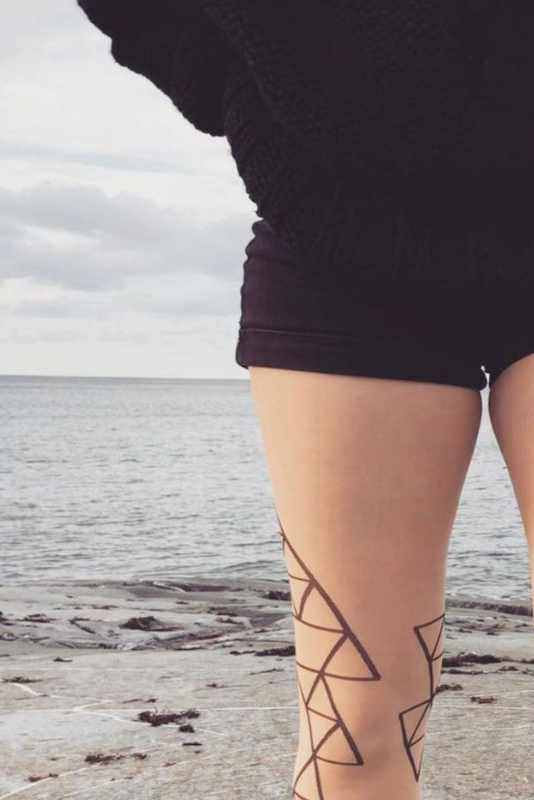 Ink Triangle Tights 30 - Basic Packaging - Archive Sale