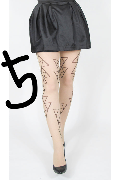 5 x Triangle Tights 30 - Basic Packaging - Archive Sale