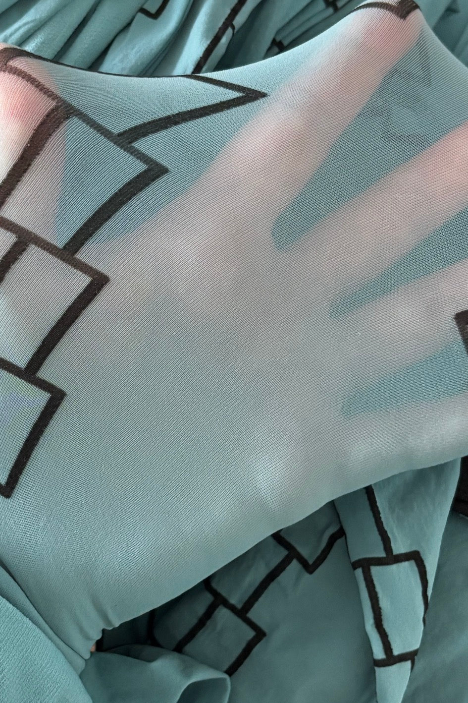 Sea Green Rectangle Tights 30 - Basic Packaging - Archive Sale