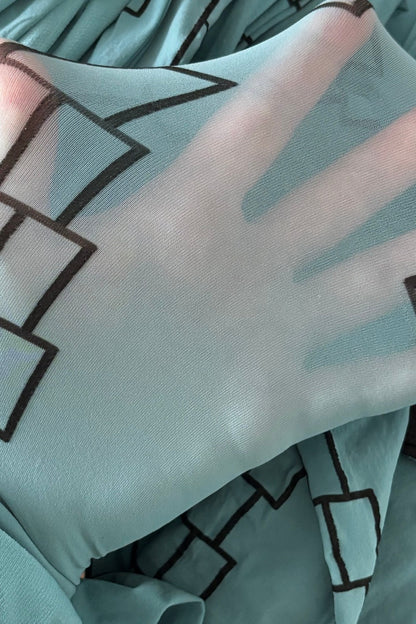 Sea Green Rectangle Tights 30 - Basic Packaging - Archive Sale