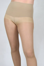 Load image into Gallery viewer, Tights Wide Waistband - Almond - 30 Denier